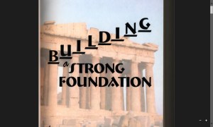 Building a strong foundation